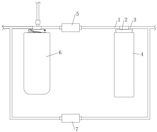 Waterway structure for reducing TDS value of raw water side of RO membrane filter element