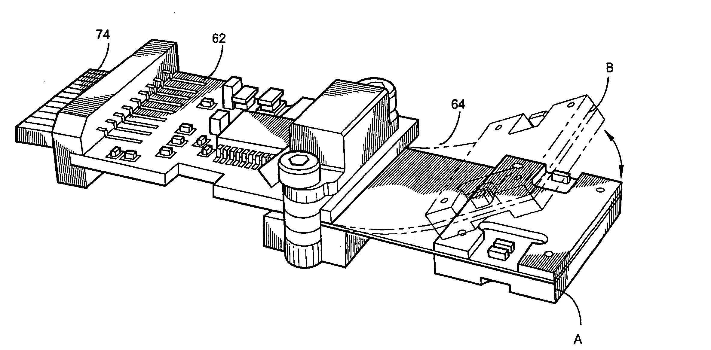 Fiber optic transceiver module with rigid and flexible circuit boards