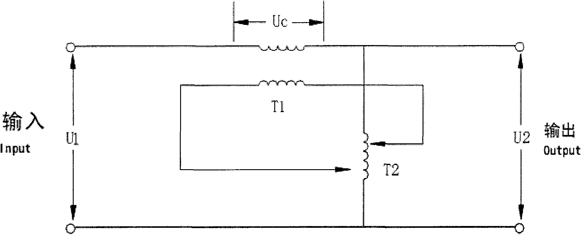 Isolation transformer type multi-level voltage output mobile three-phase voltage-stabilizing power supply