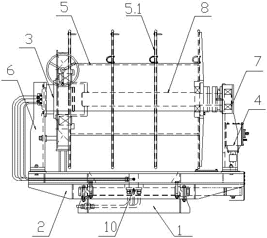 Three-winding-drum hydraulic cable winch