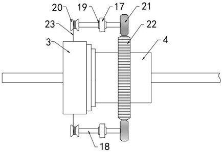 Processing device for concave structures on surface of metal pipe