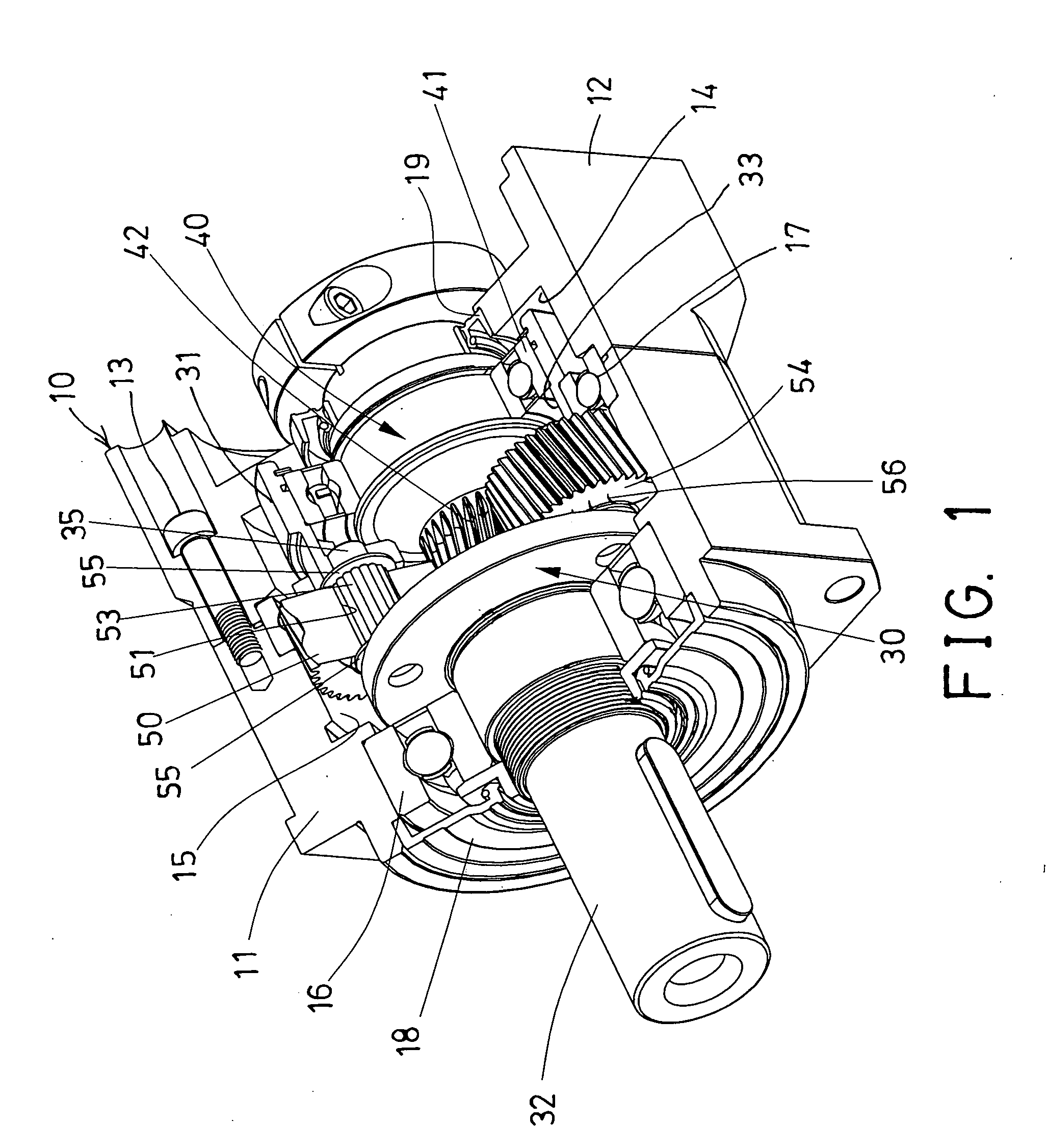 Planetary gear device for reduction gearing