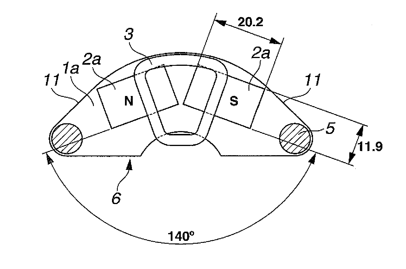 Voice coil motors and magnetic circuits therefor