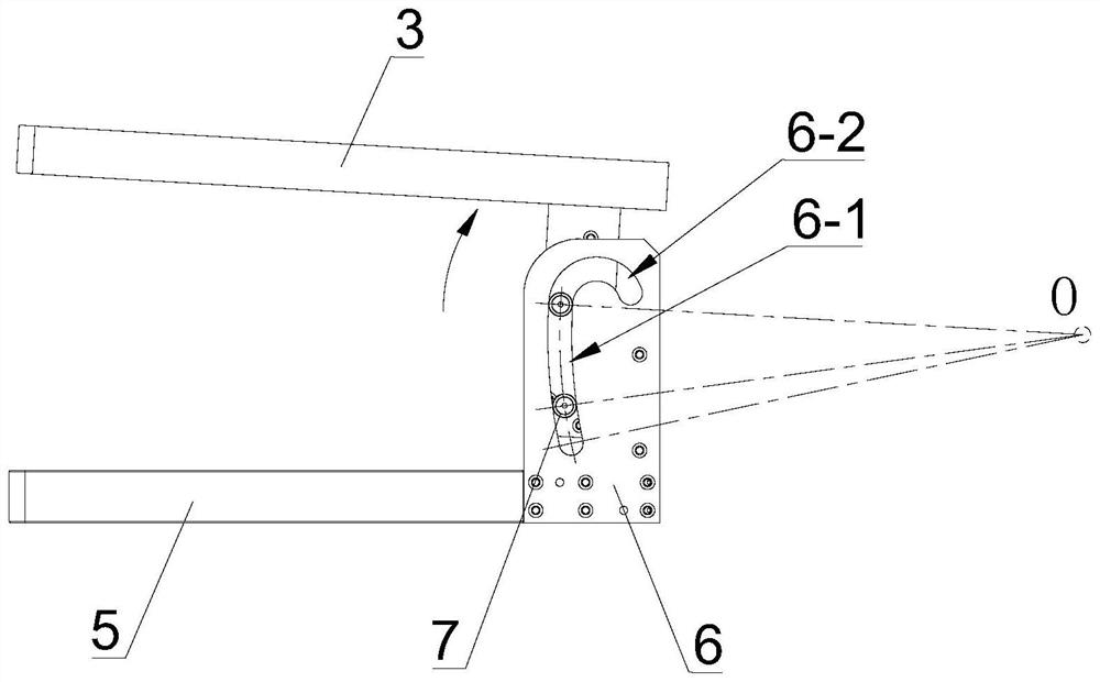 An aviation blade wax mold opening device