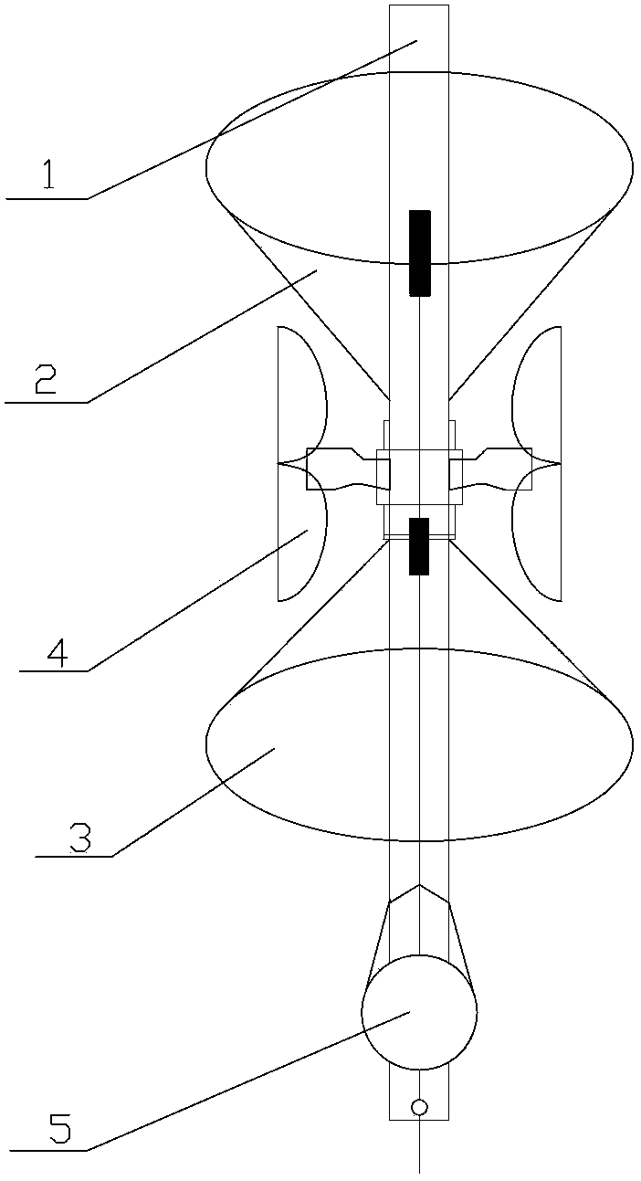 Omnidirectional-antenna device used for router
