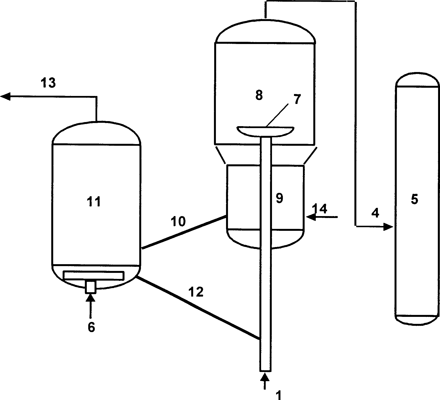 Catalytic conversion method for reducing olefine, sulfur and nitrogen contents in gasoline