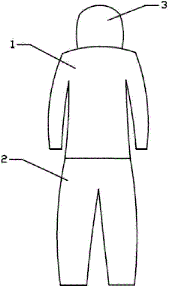 Anti-static warmth-keeping jumpsuit