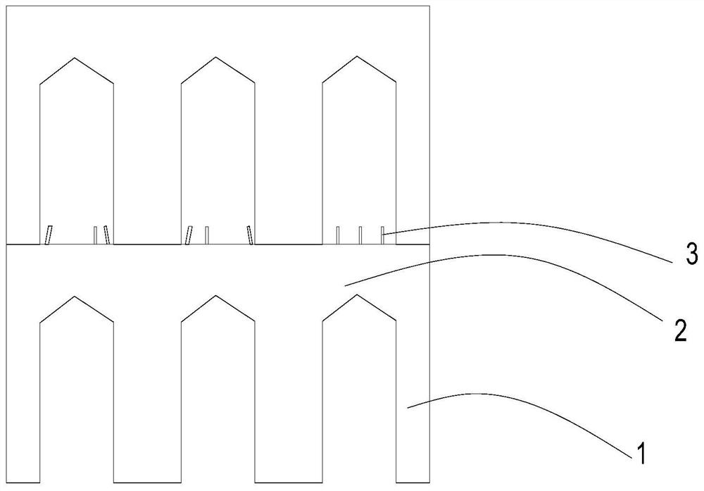 Support generation method of 3D printed denture bracket