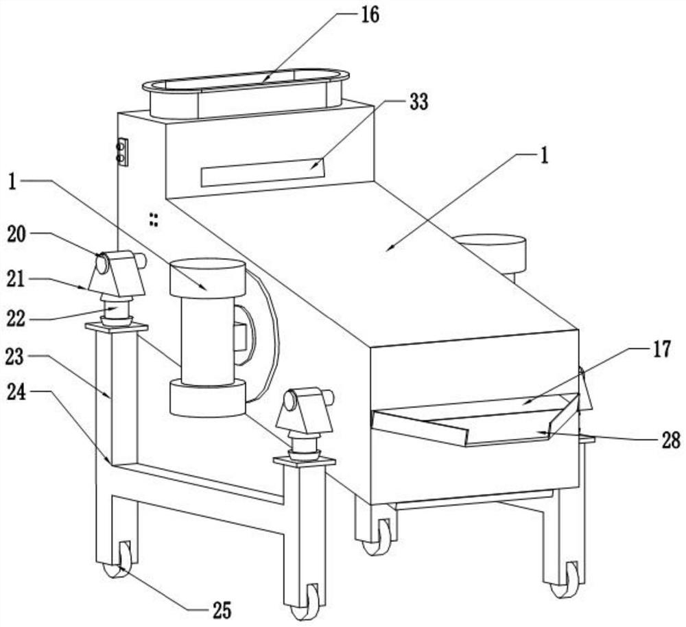 Efficient and rapid grain screening device