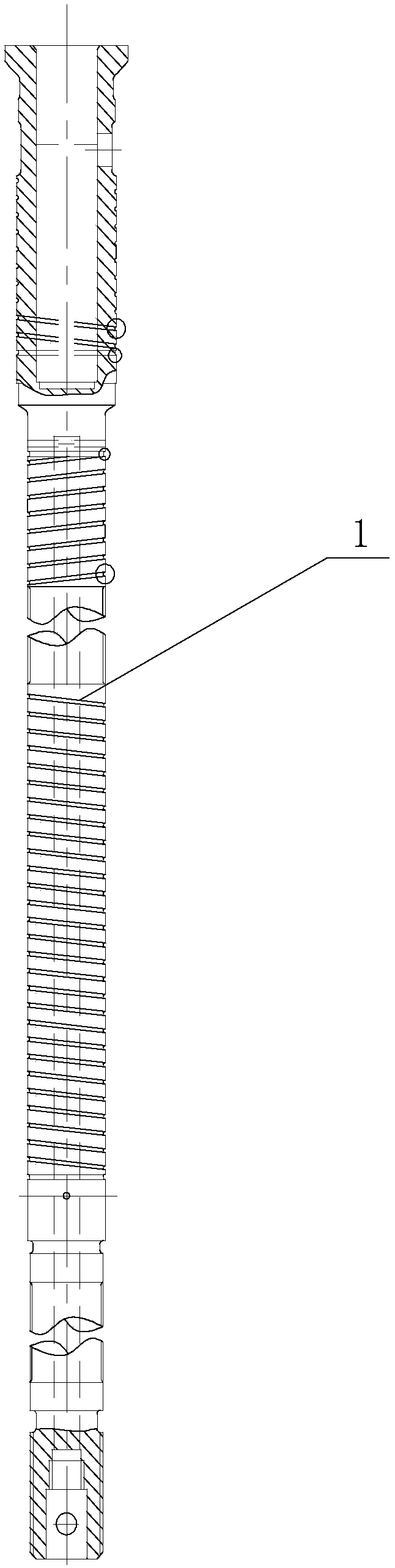 Valve rod bending and deforming straightening process