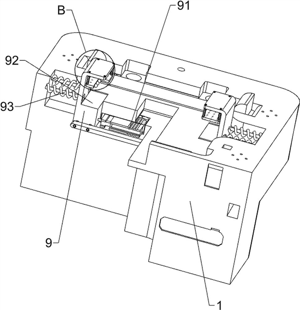 Circuit board printing fixing device