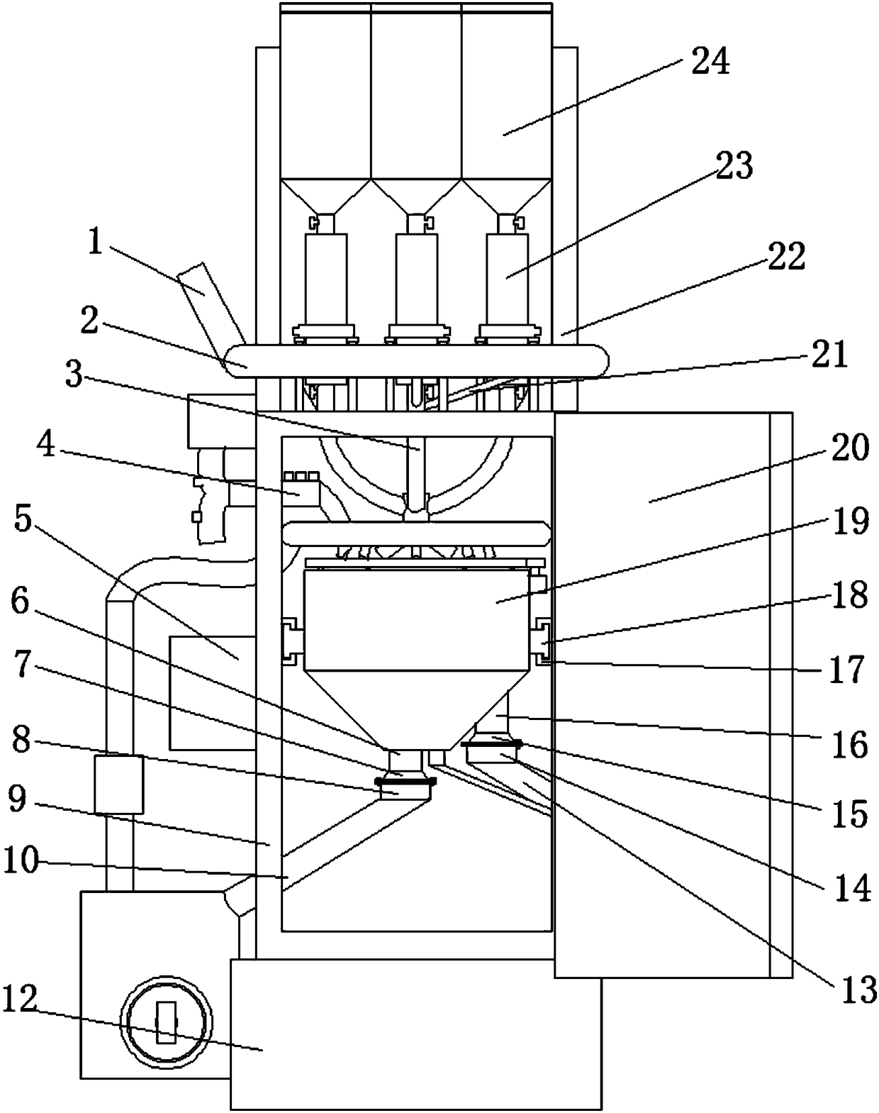 Food material preprocessor with washing function