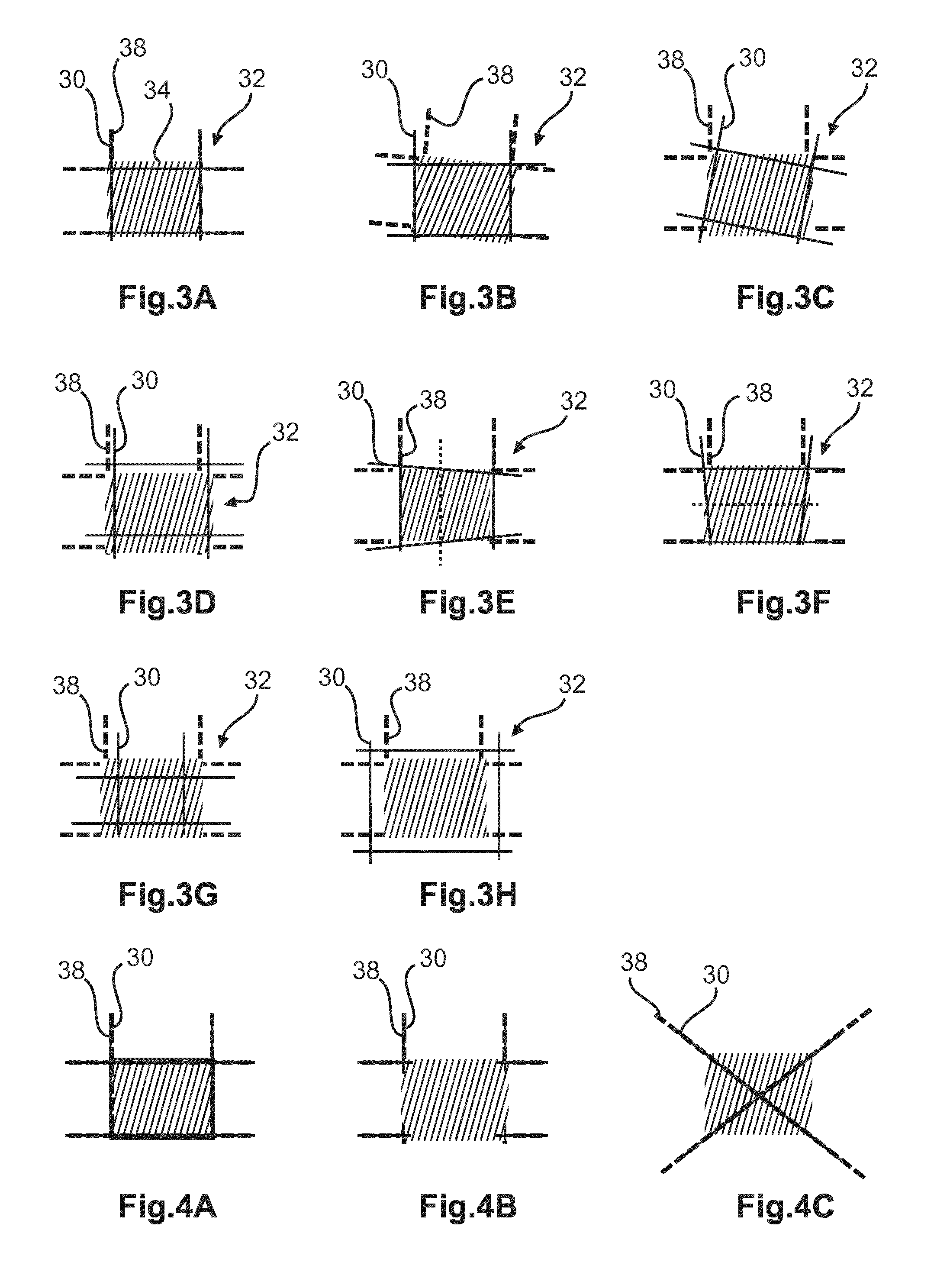 Tube-detector alignment using light projections