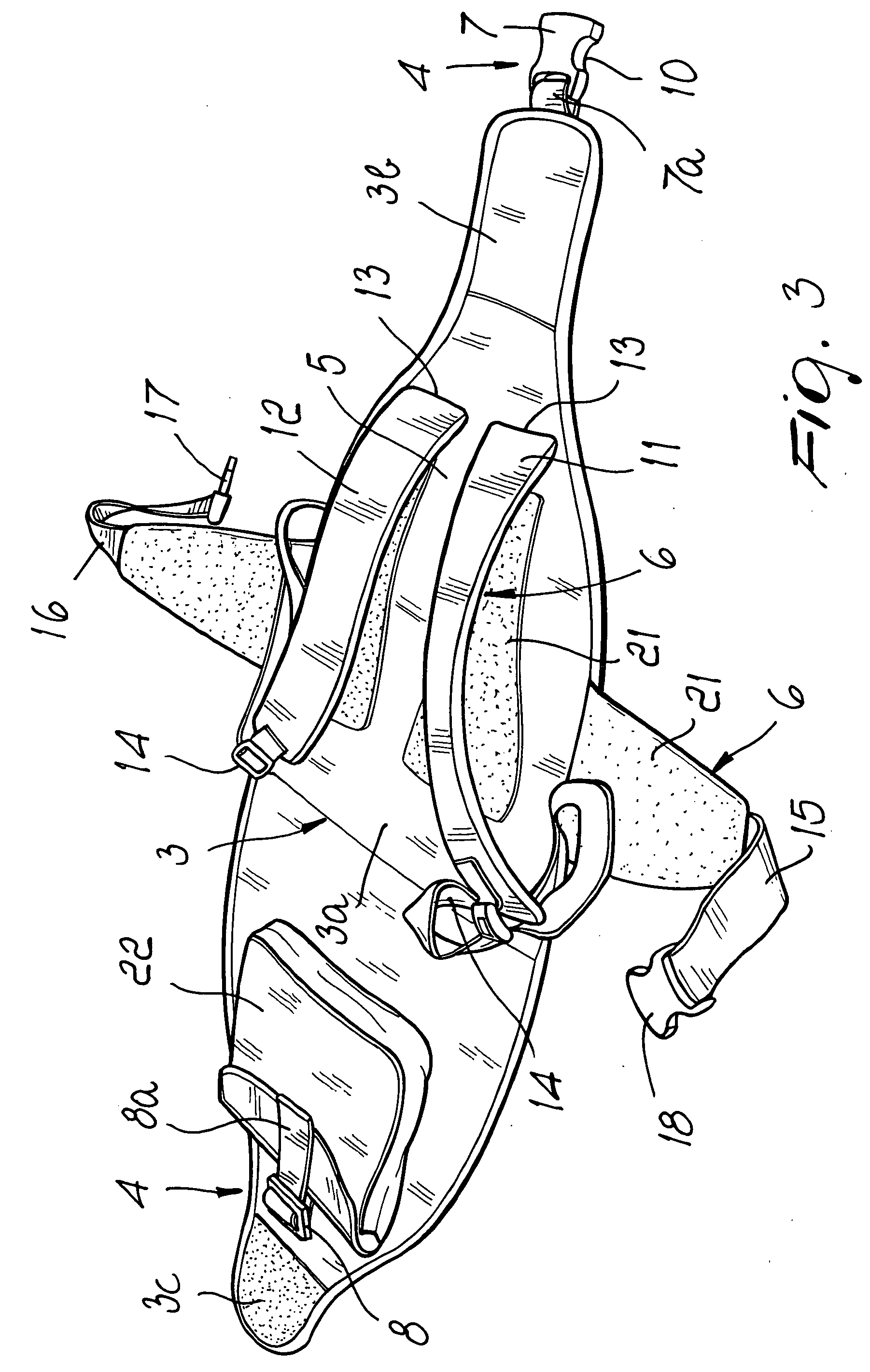 Support for easier carrying of suitcases, trunks and the like