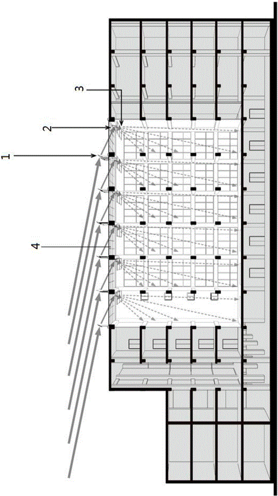 Roof lighting and refracting system