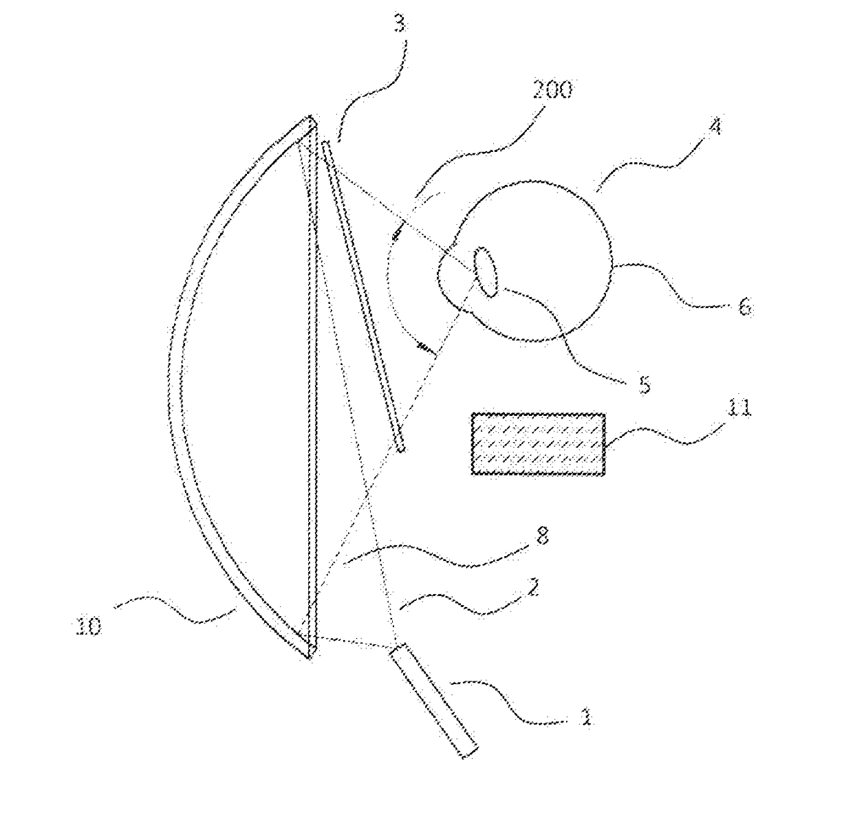 Head mounted display with directional panel illumination unit