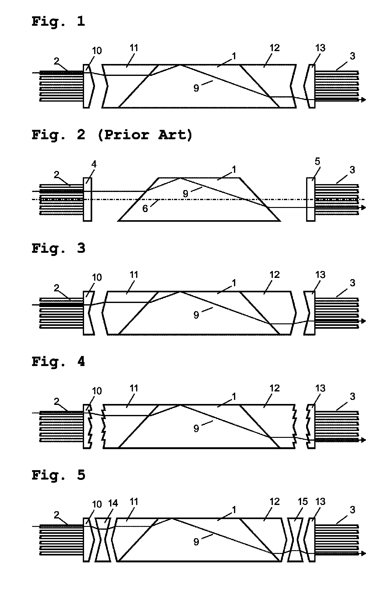 Multi-channel optical rotary transmission device with high return loss