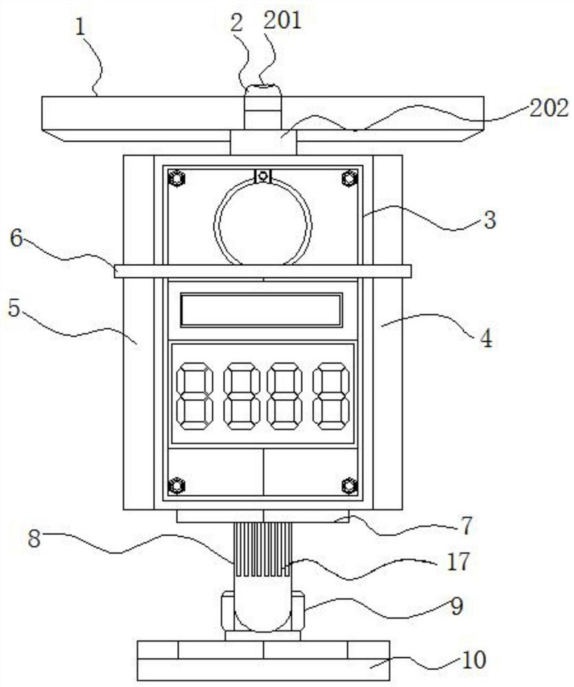 A LED speed screen that displays vehicle speed in real time based on Beidou positioning