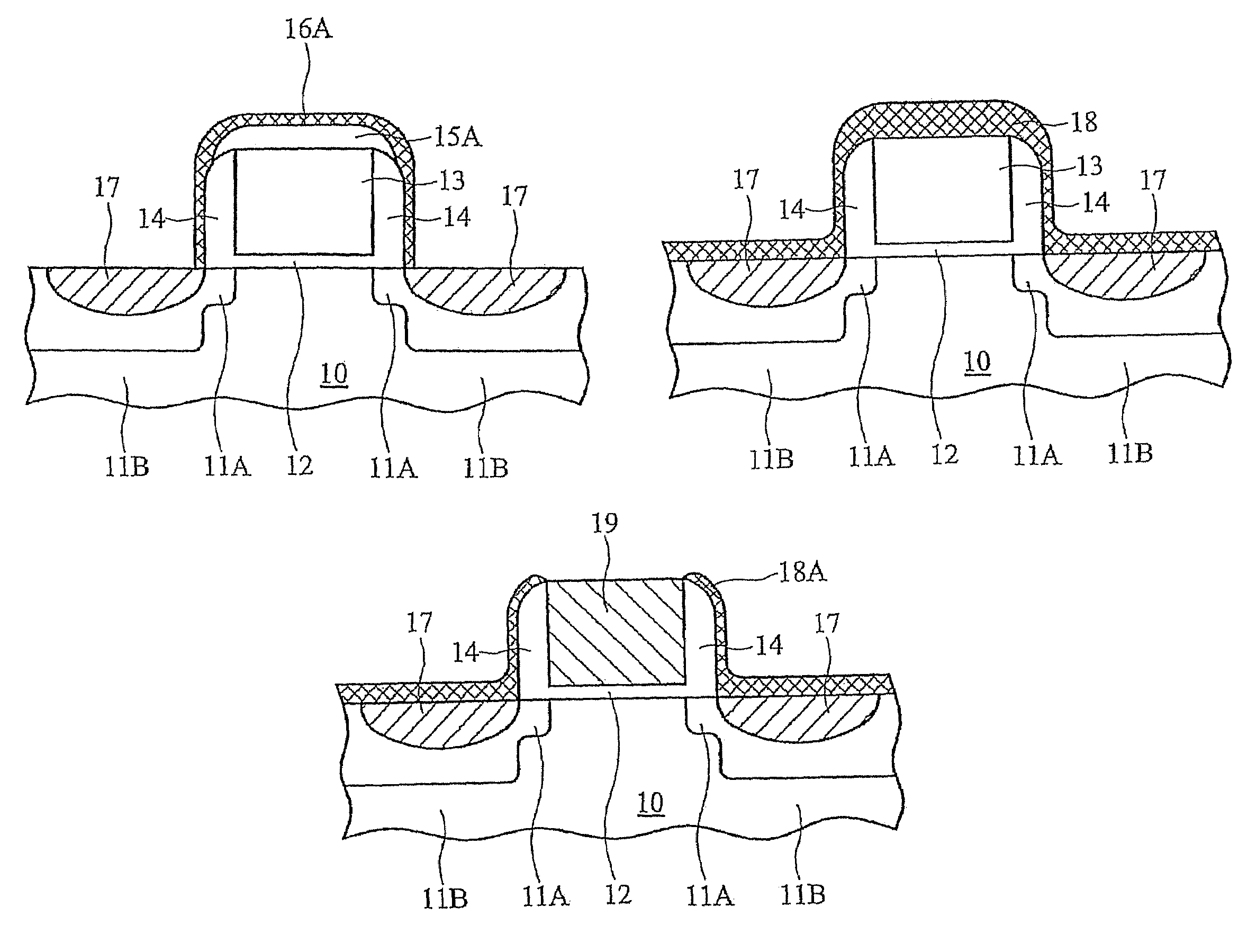 Semiconductor structure including silicide regions and method of making same