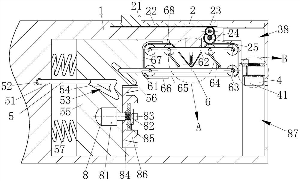 A glue smearing device for installing bathroom pipes for hardware