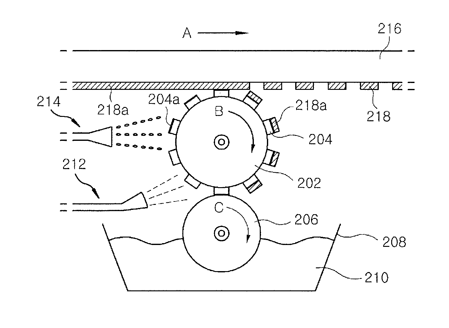 Method and apparatus for forming a graphene pattern using peel-off technique
