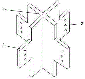 Wooden-structure building beam-column joint structure
