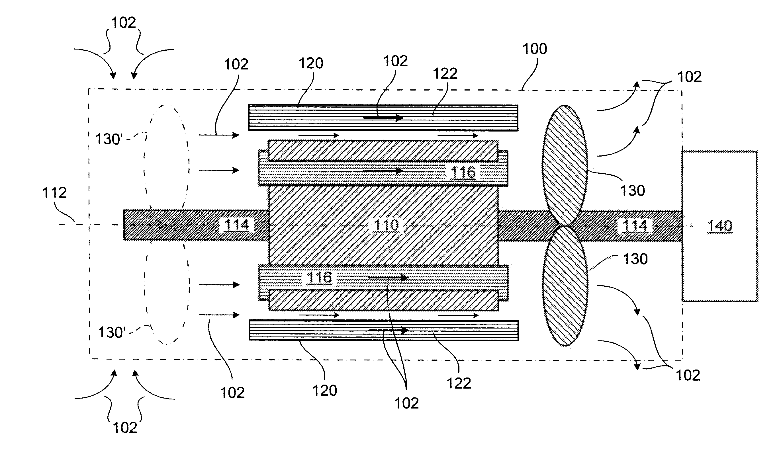 System and Method for Cooling Dynamoelectric Machine