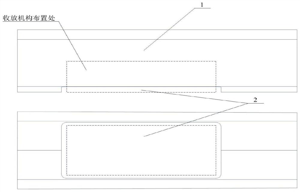 Anti-transverse impact large opening cabin structure and aircraft with same