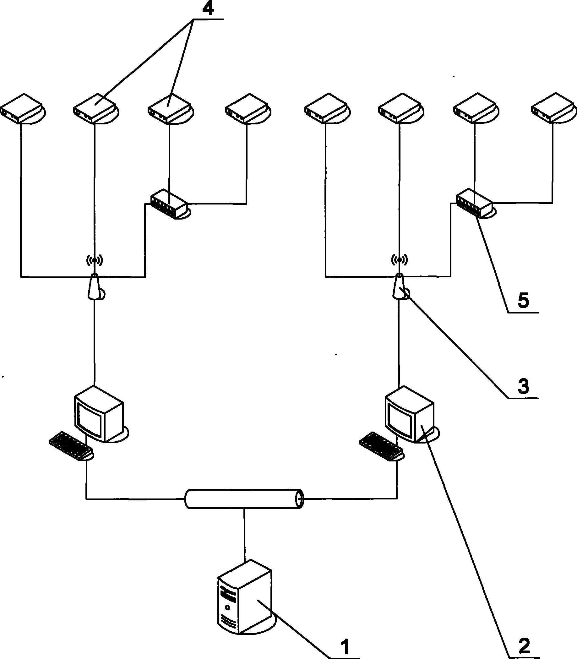 Antitheft alarm system for electric network power line