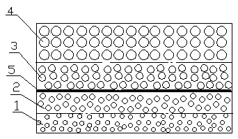 Method for manufacturing water-permeable bricks with gradient holes from ceramic solid waste materials