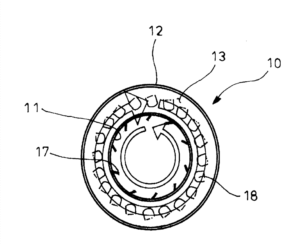 Combustion appliance for raising the temperature of exhaust gas