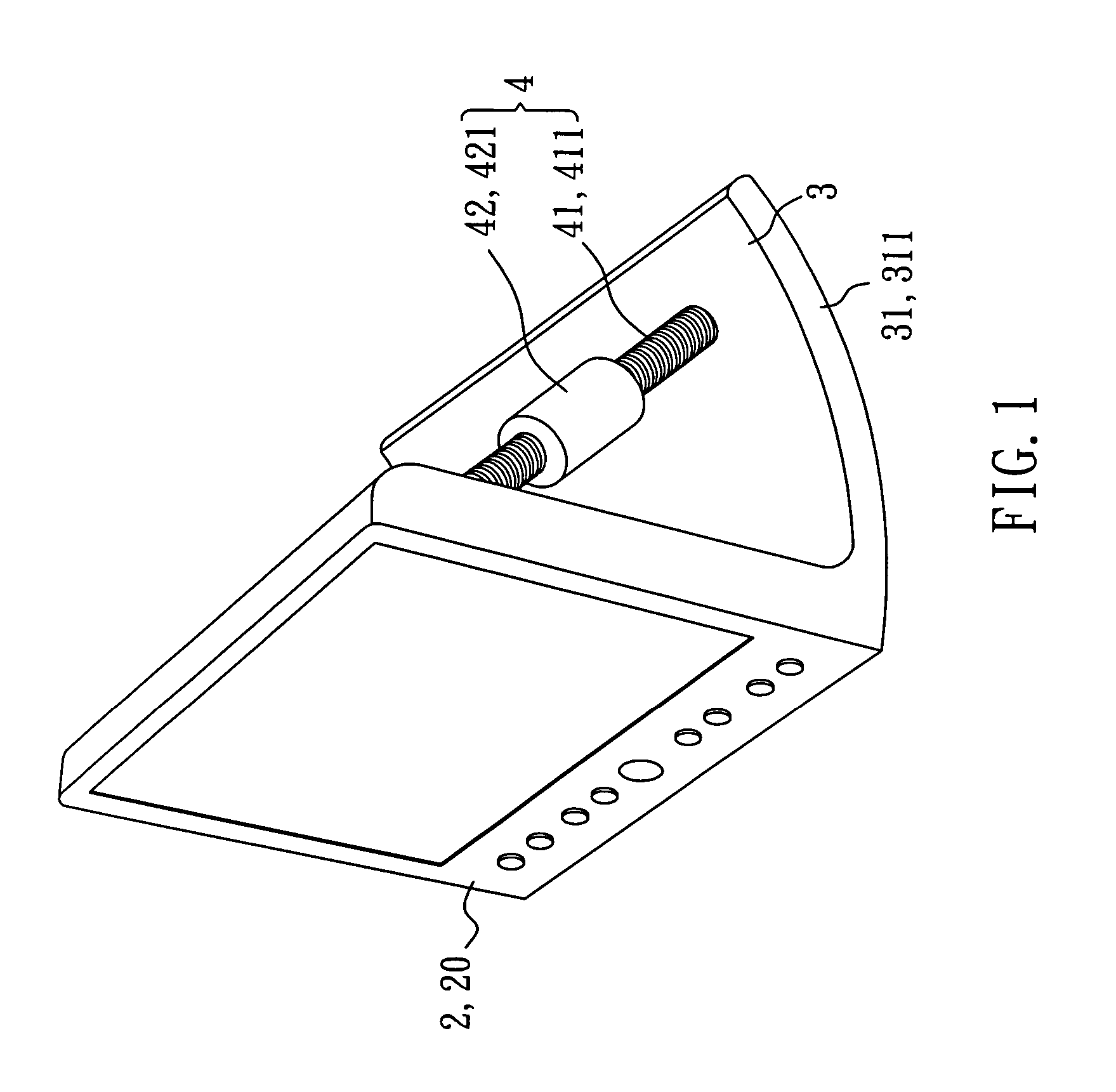 Display device having an adjustable counterweight structure