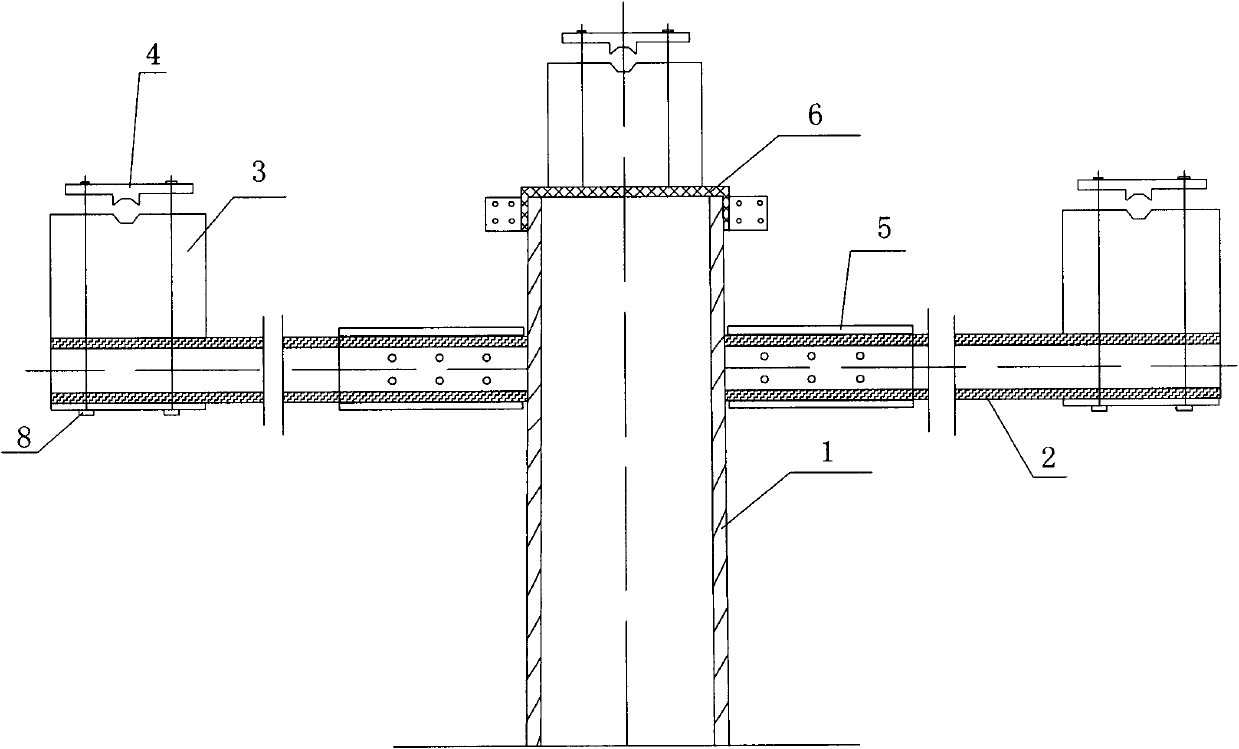 Fiberglass reinforced plastic telegraph pole