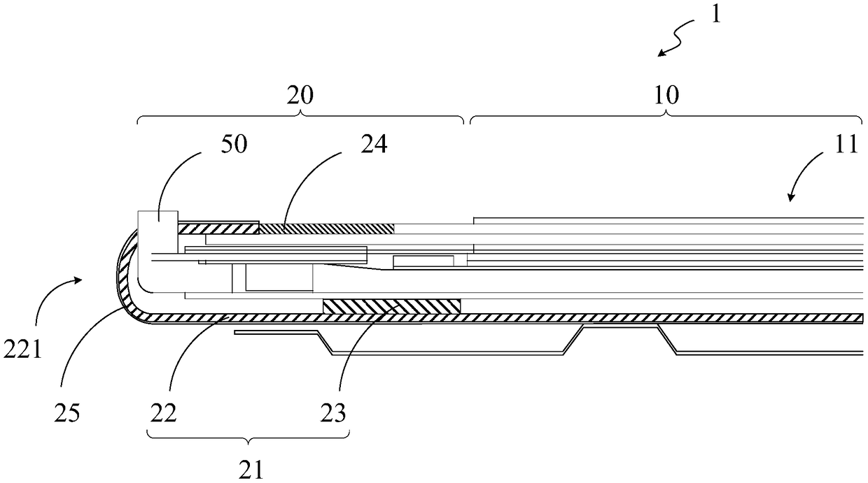 Display panel and frame substrate thereof