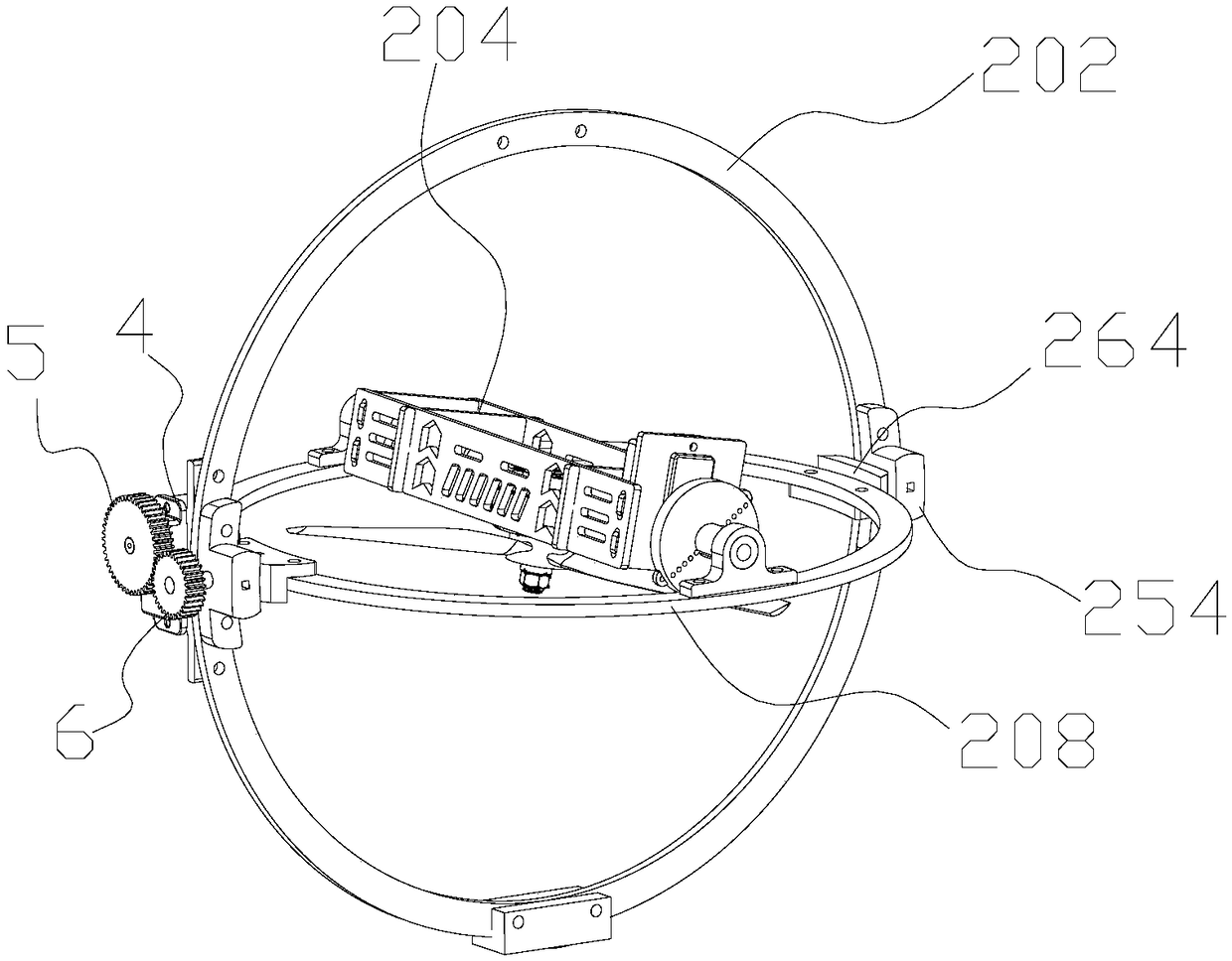 Land-air amphibious all-directional robot