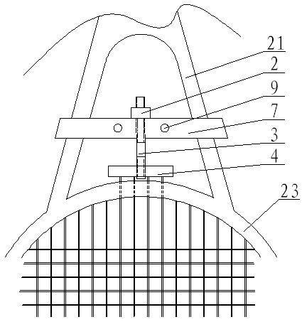 String drawing tension device for racket