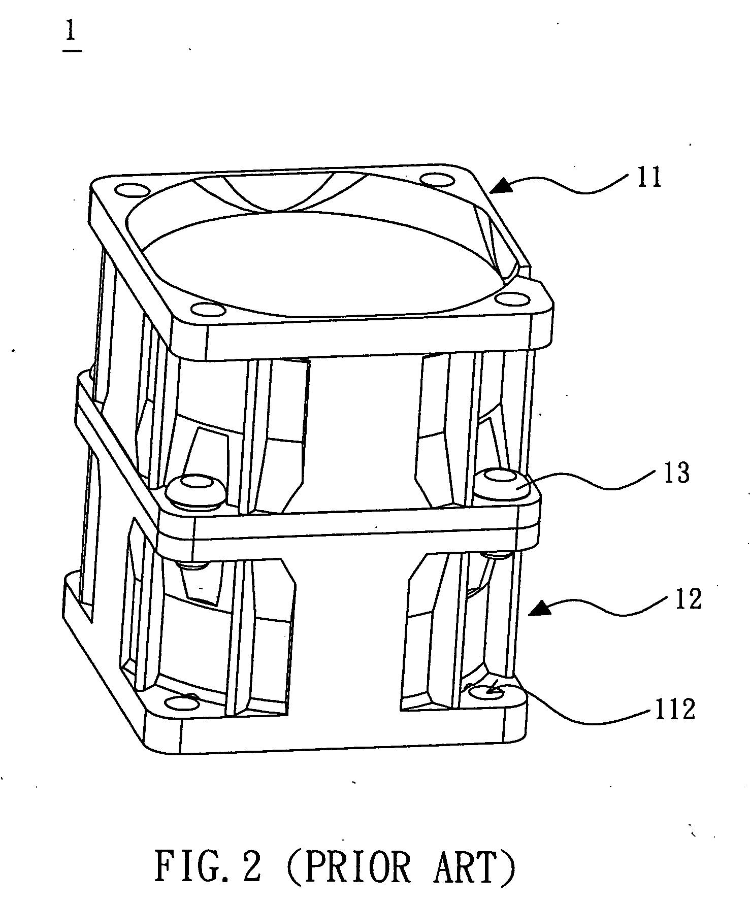 Composite fan and frame thereof