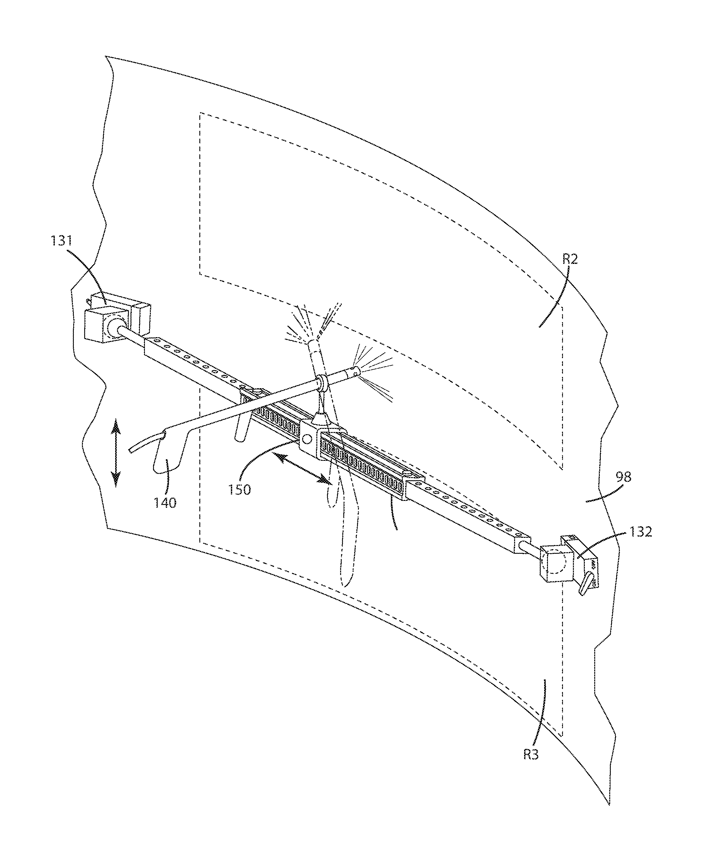 Magnetic mount for blasting equipment and related methods