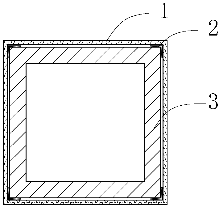 Fabric concrete block and preparation method