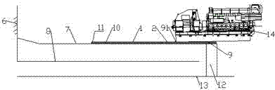 Cabin entry process for main diesel generating set of 50,000-ton semi-submerged ship