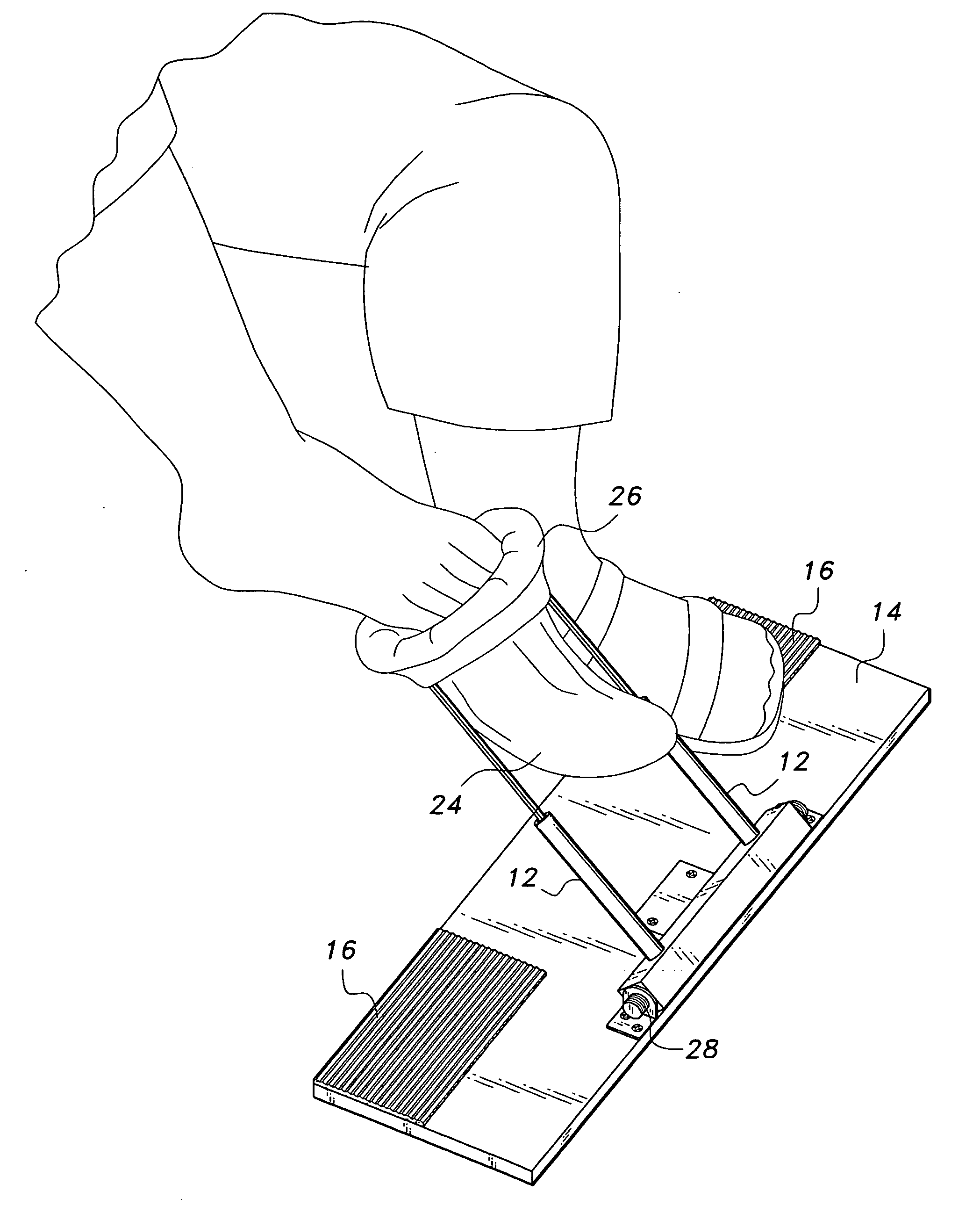 Sock donning device