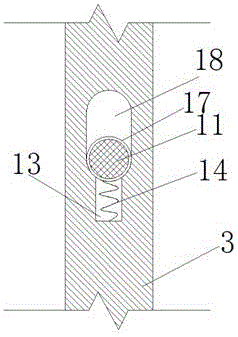 Device for driving ropes in tall building circulating escape device