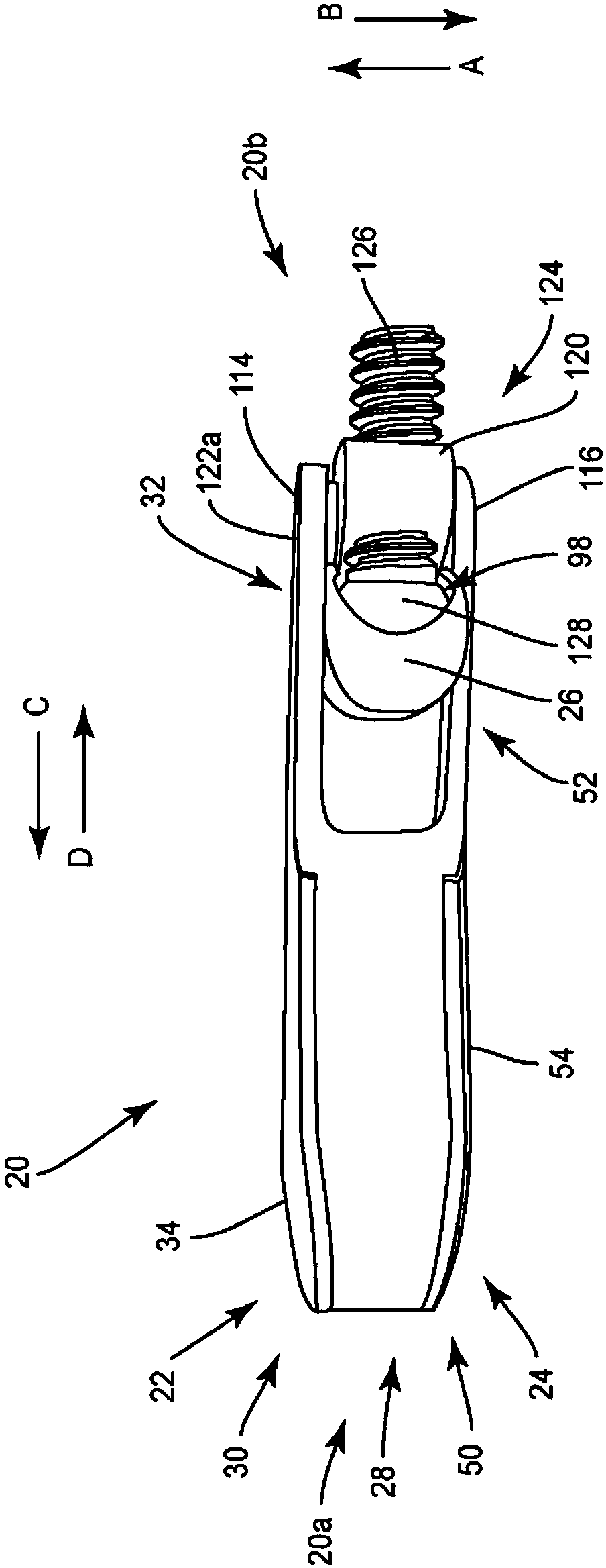 Expanding interbody implant and articulating inserter and methods of use