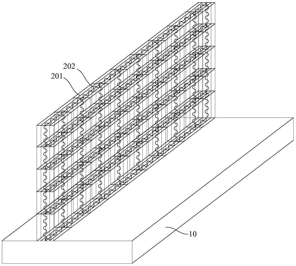 Control method of wall cracks based on temperature monitoring