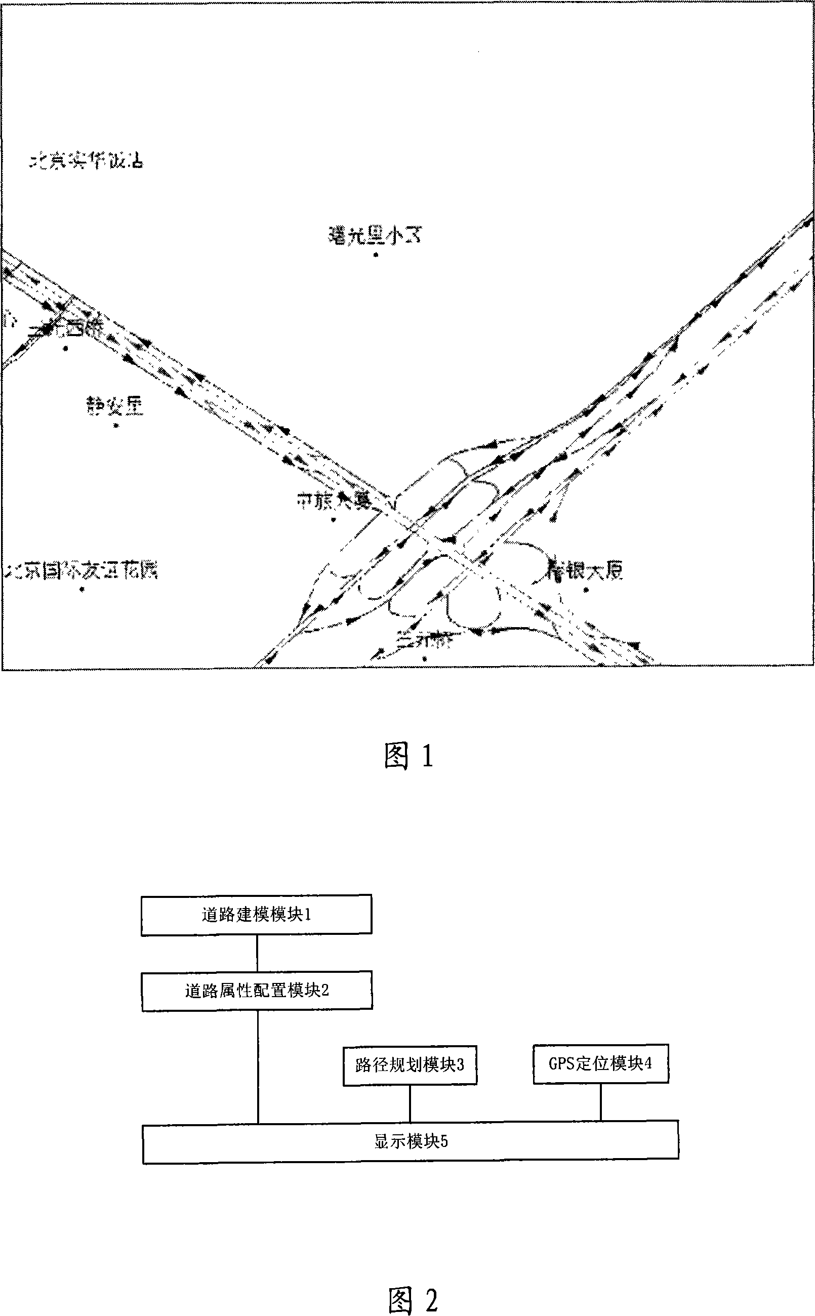 Navigation electronic map display equipment