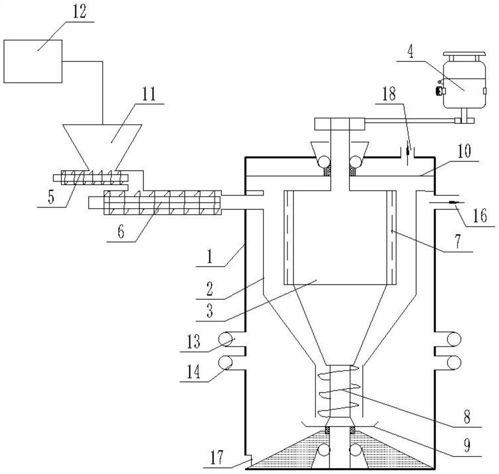 Self-heating vertical axial-flow drum ablative pyrolysis reactor