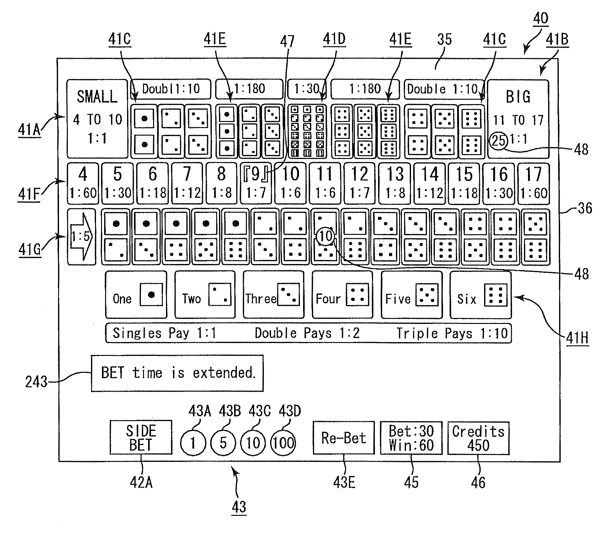 Gaming Machine Accepting Side Bet and Control Method Thereof