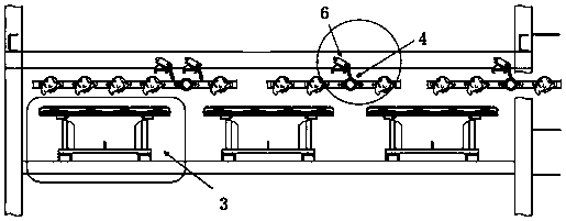 Curled edge coloring equipment and method for medical gloves