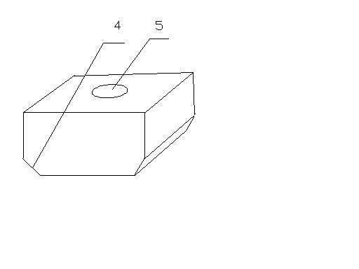 Combined box body used for hollow floor filling and manufacturing method thereof
