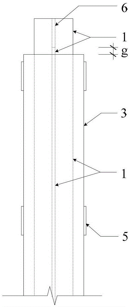 A double-t-shaped core lattice type anti-buckling bracing member